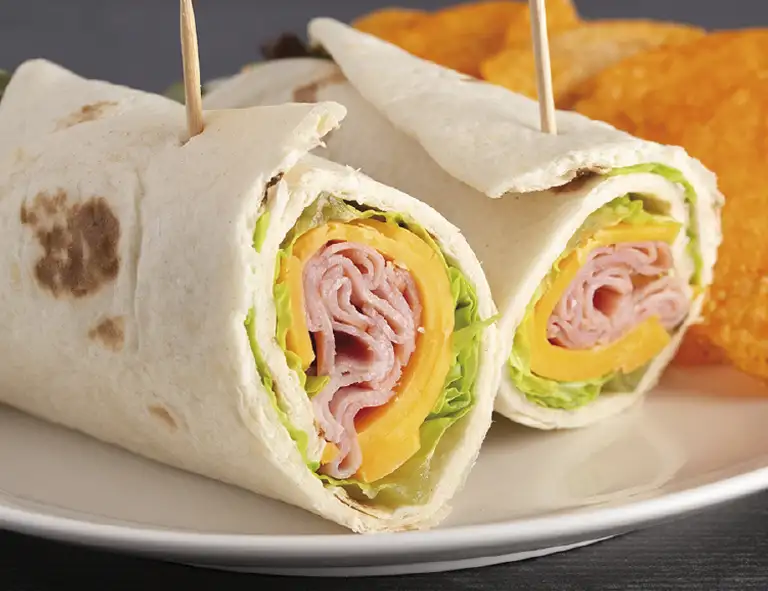 Wrap jambon cheddar